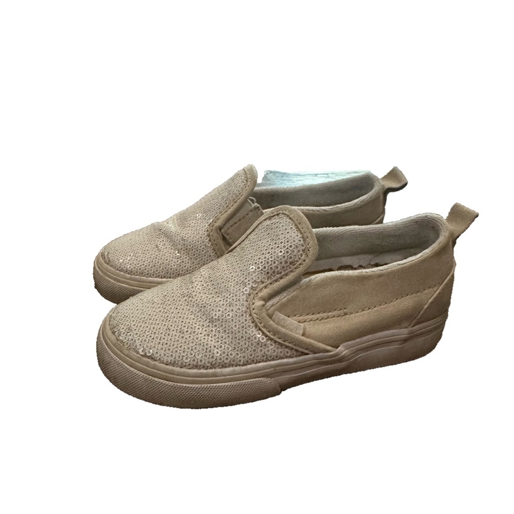 Kids classic slip-on Sequin toe Vans